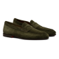 Penny loafers van suède | Groen