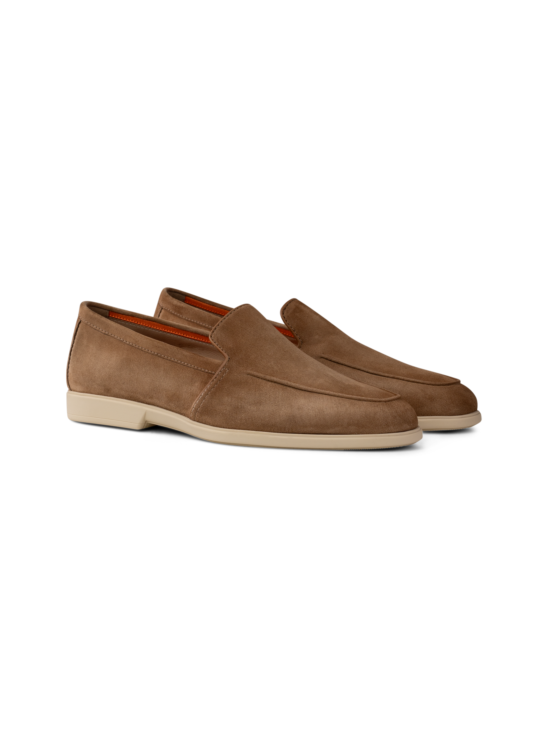 Instappers van suède | Beige