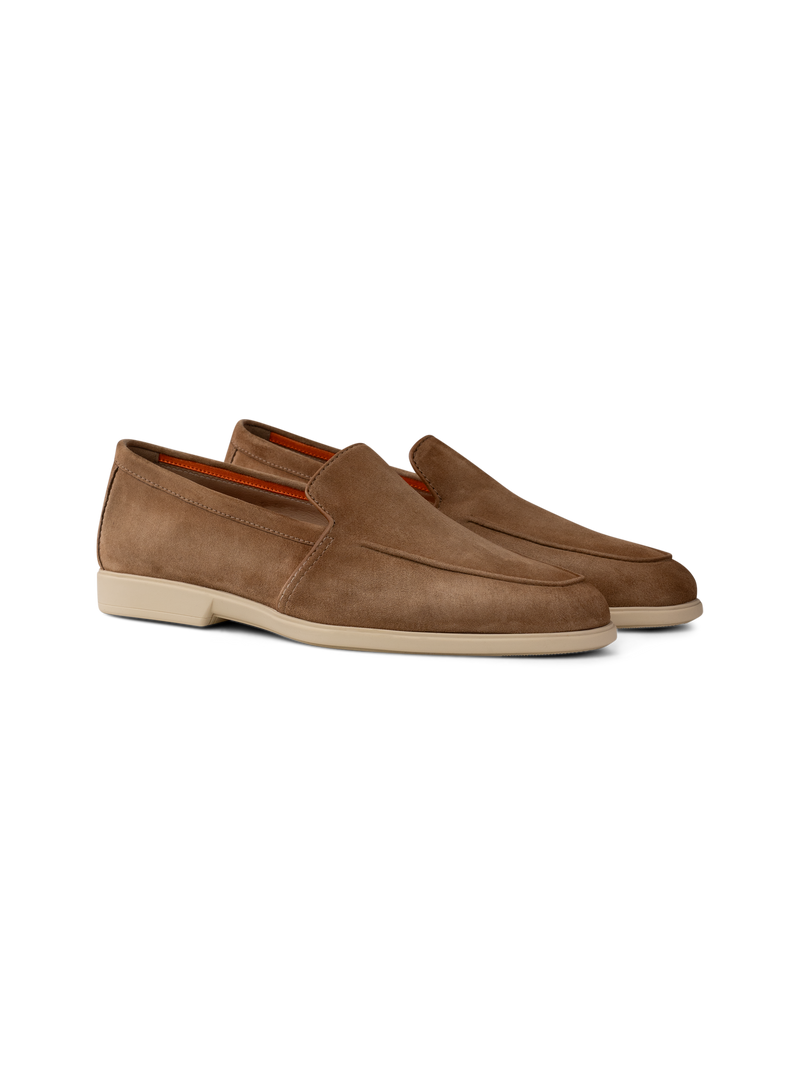 Instappers van suède | Beige