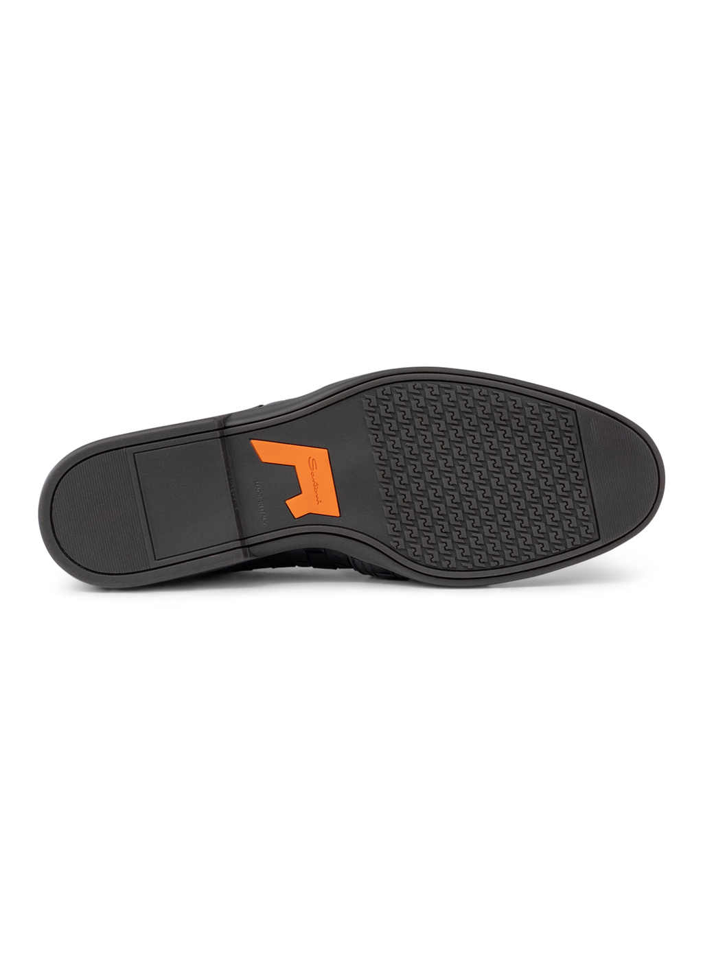 Gewoven loafers van leer | Zwart