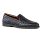 Gewoven loafers van leer | Zwart