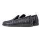 Gewoven loafers van leer | Zwart