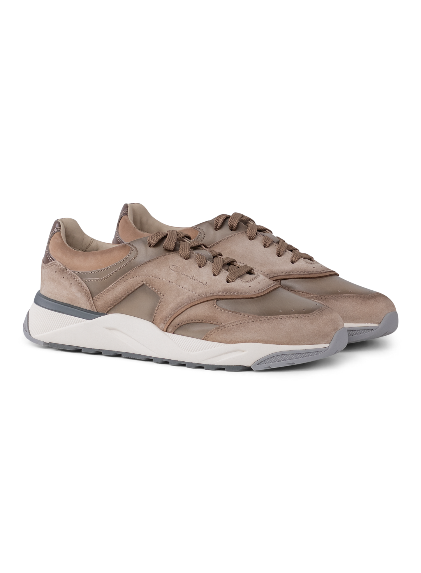 Inova sneakers van leer | Beige