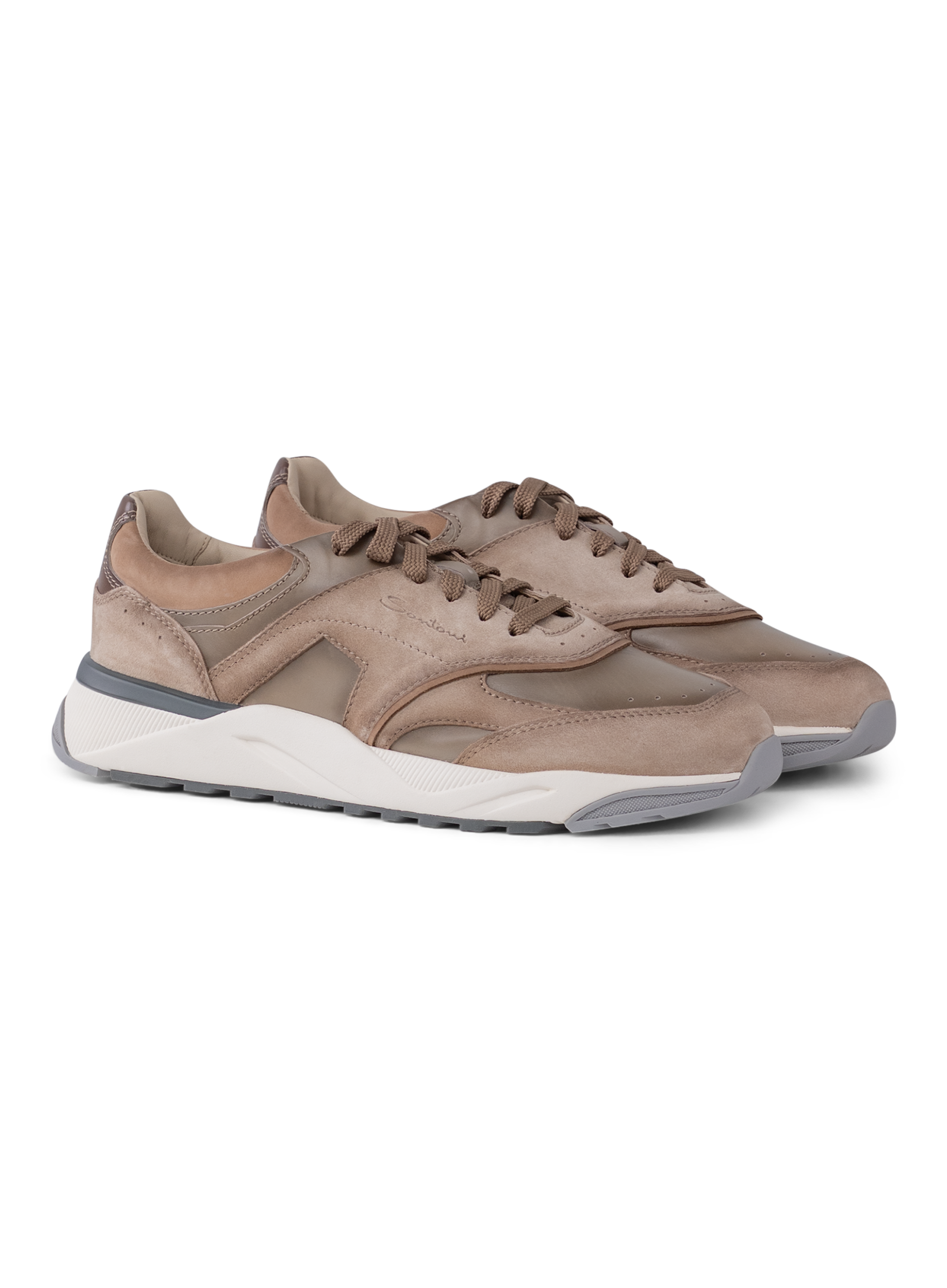 Inova sneakers van leer | Beige