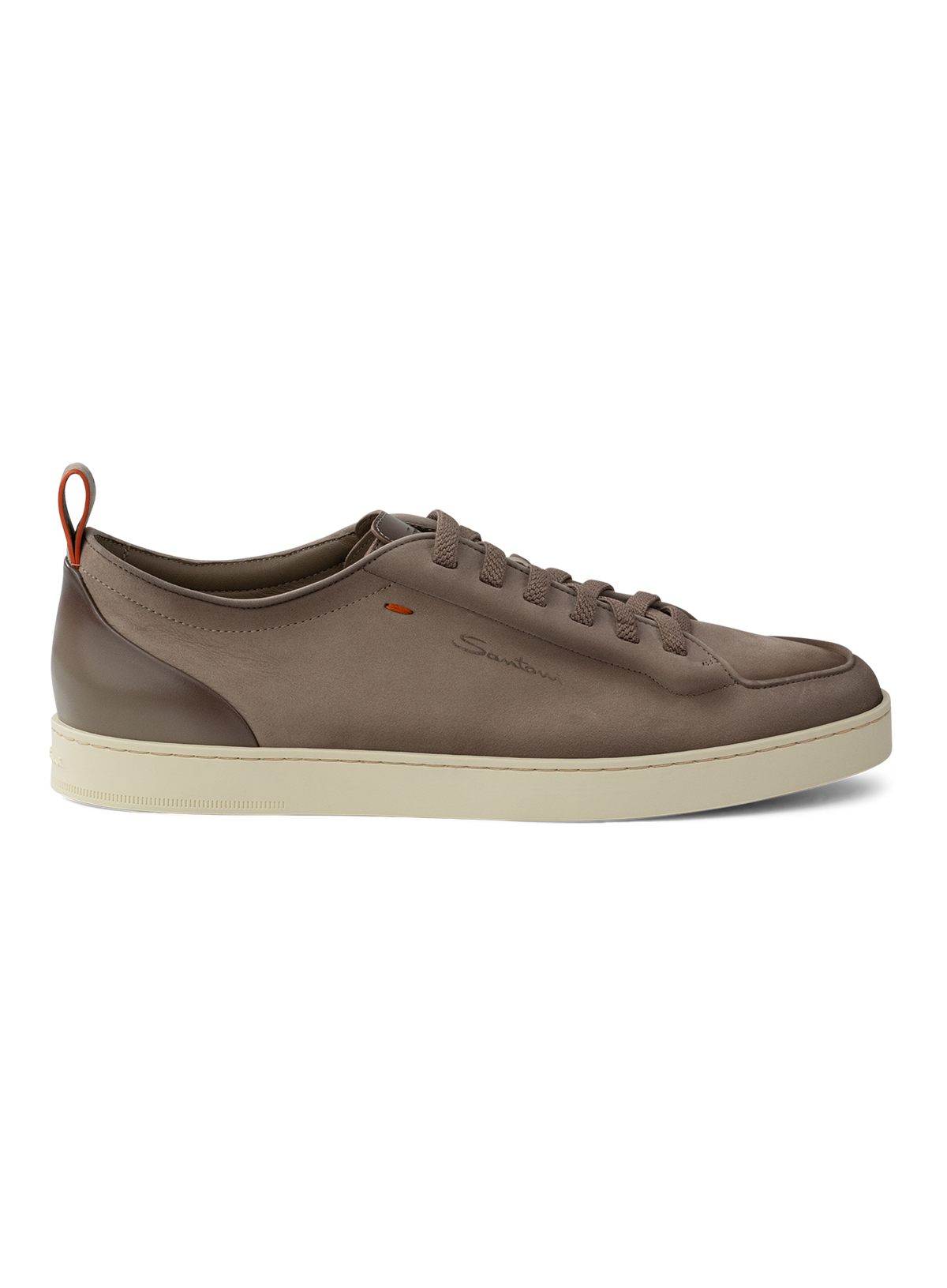 Sneakers van leer | TAUPE