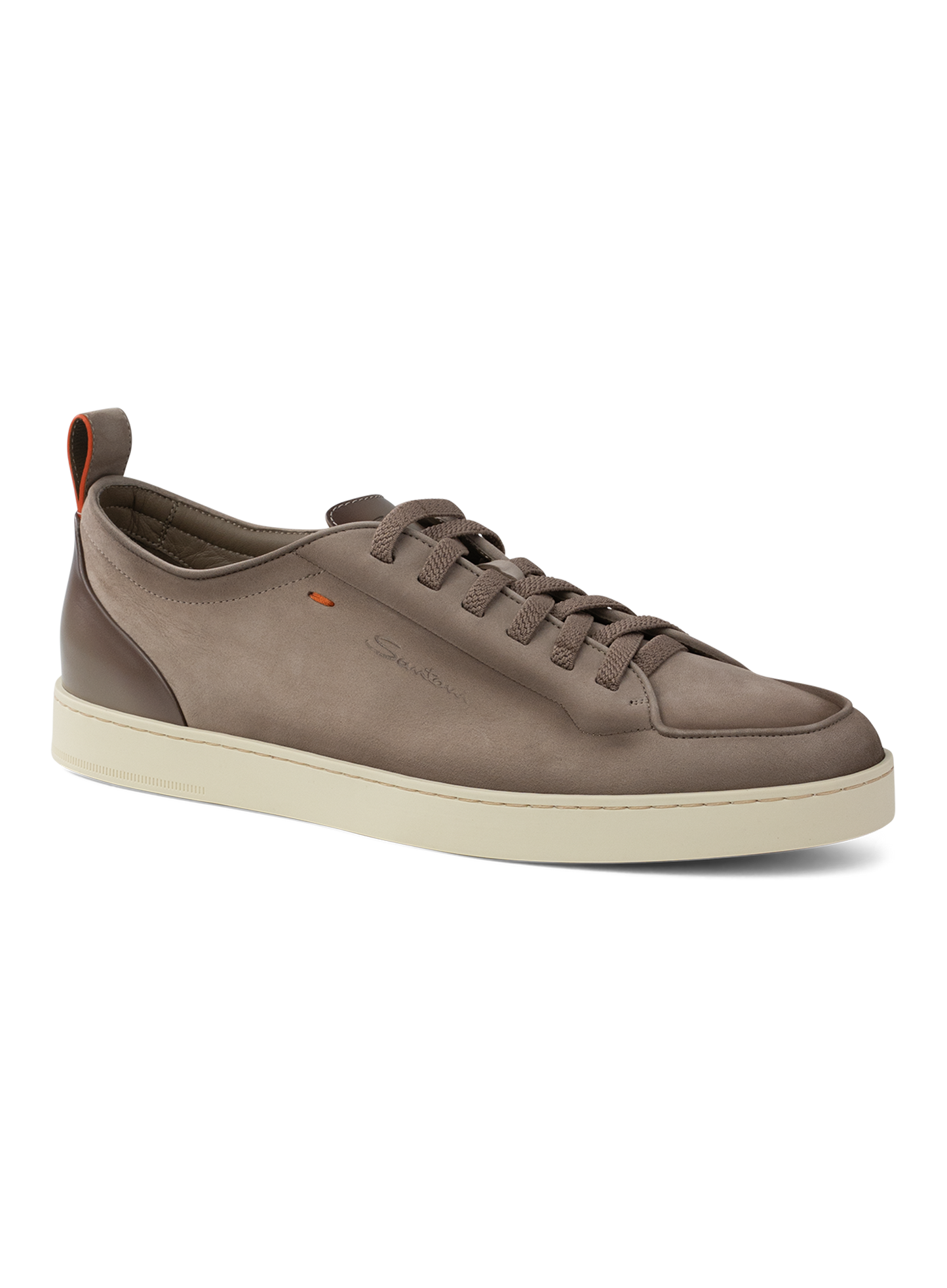 Sneakers van leer | TAUPE
