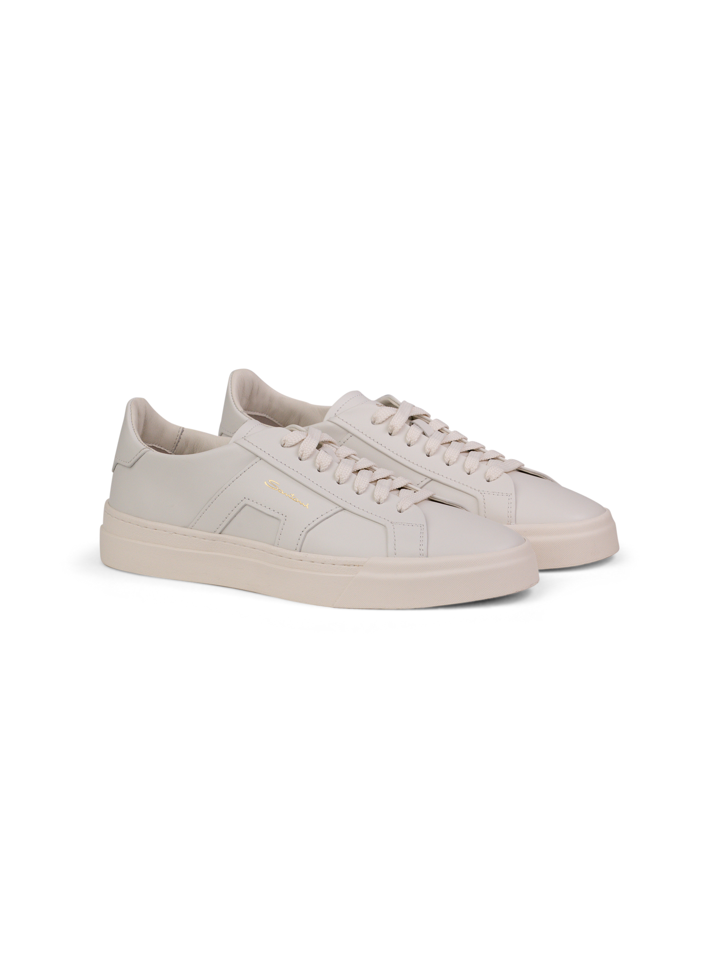Clean icon sneakers van leer | Wit