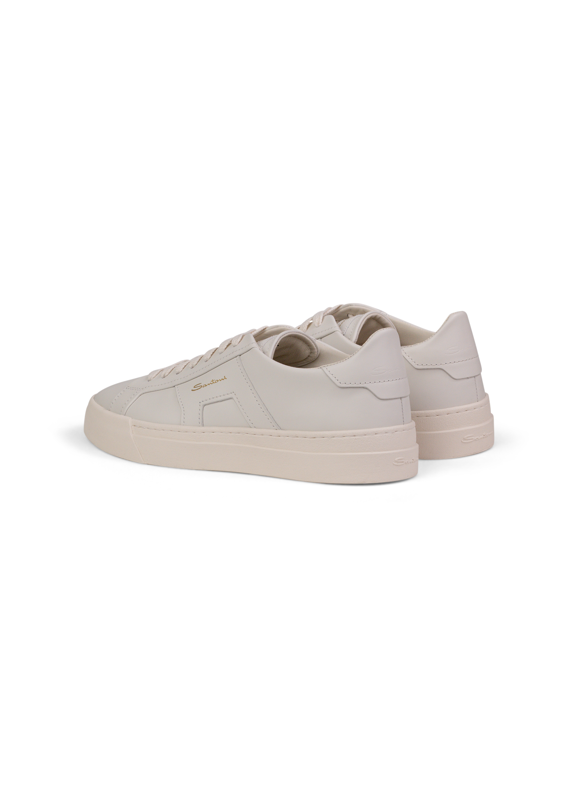Clean icon sneakers van leer | Wit