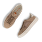 Sneakers van leer | TAUPE
