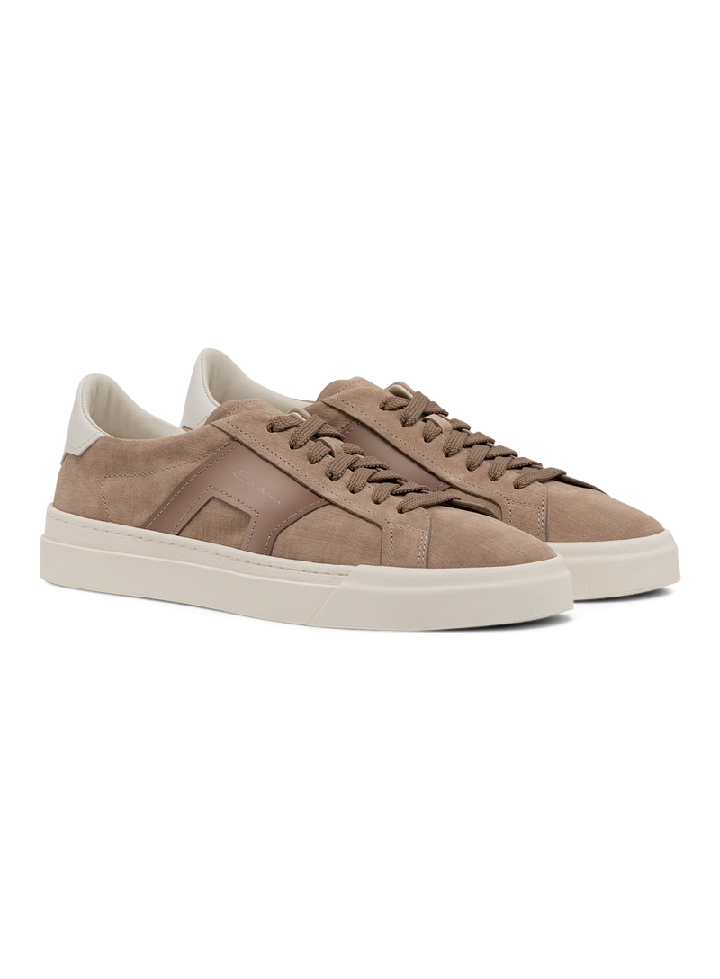 Sneakers van leer