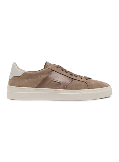 Sneakers van leer | TAUPE