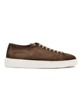 Sneakers van leer | Bruin