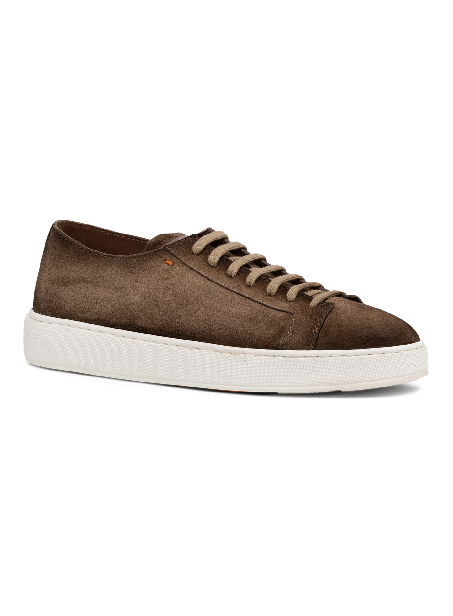 Sneakers van leer | Bruin
