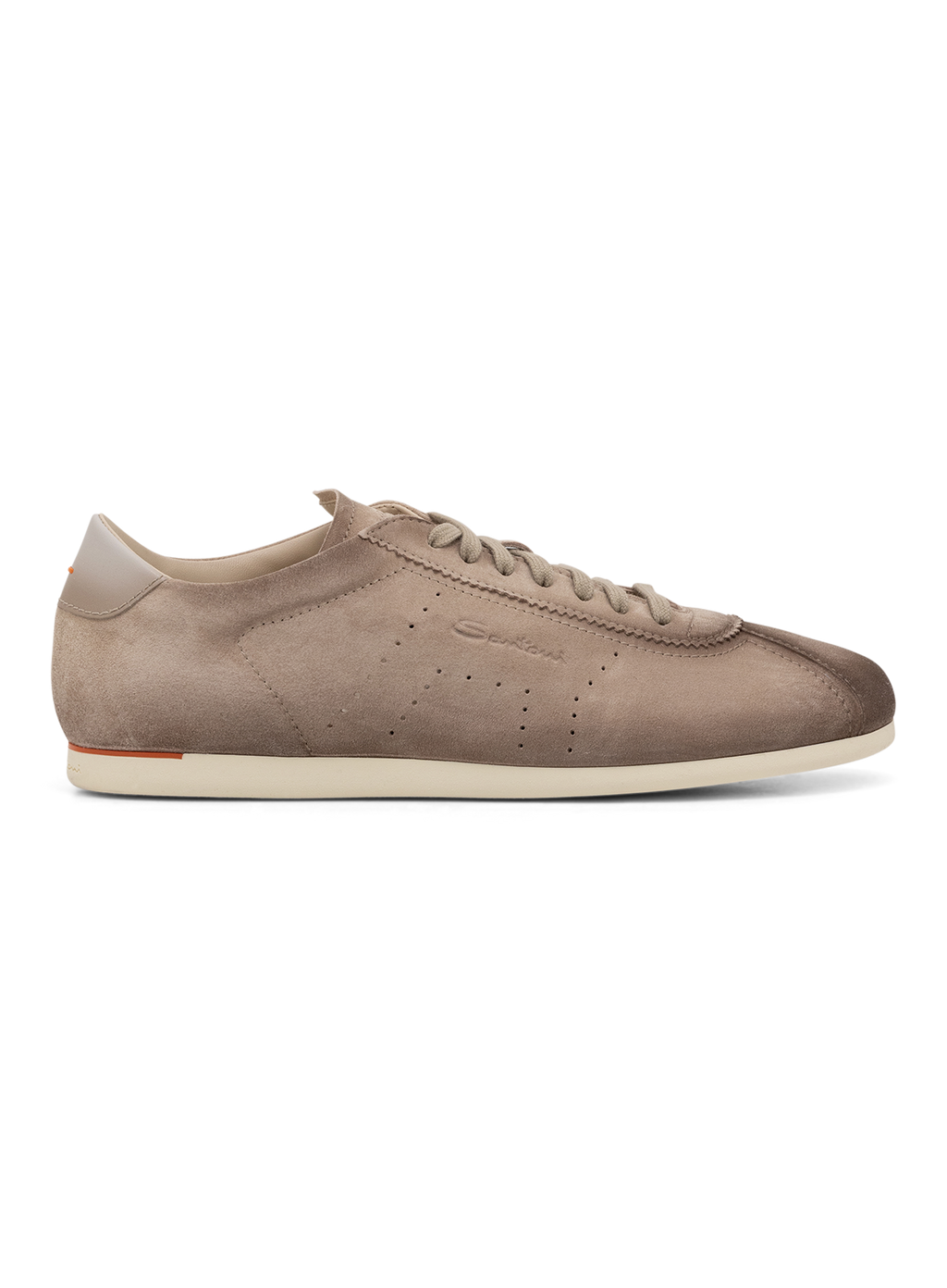 Sneakers van leer | TAUPE