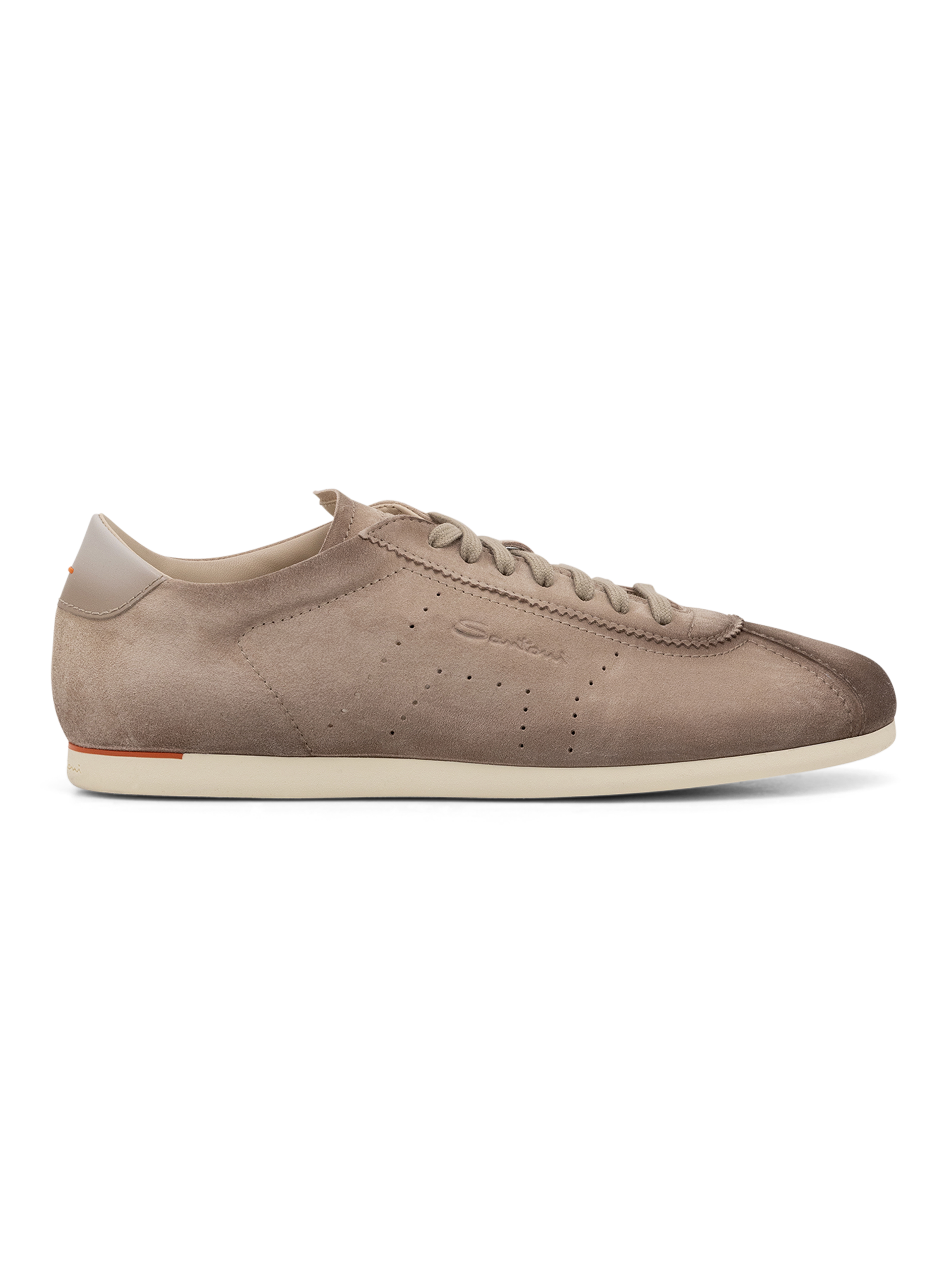 Sneakers van leer | TAUPE
