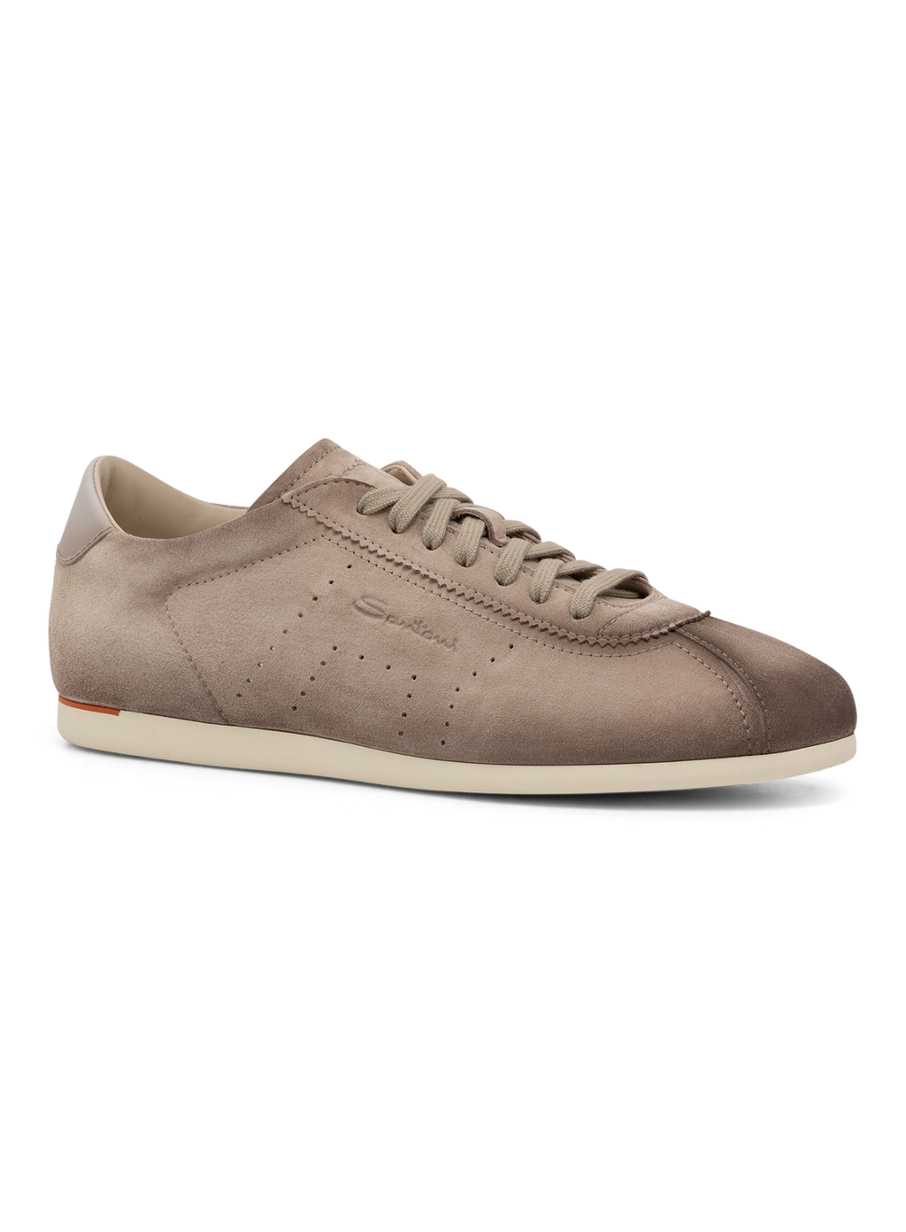 Sneakers van leer | TAUPE