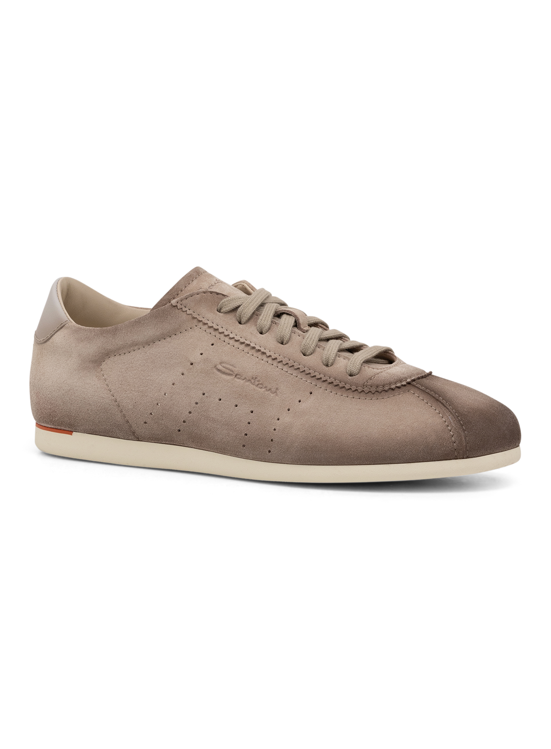 Sneakers van leer | TAUPE