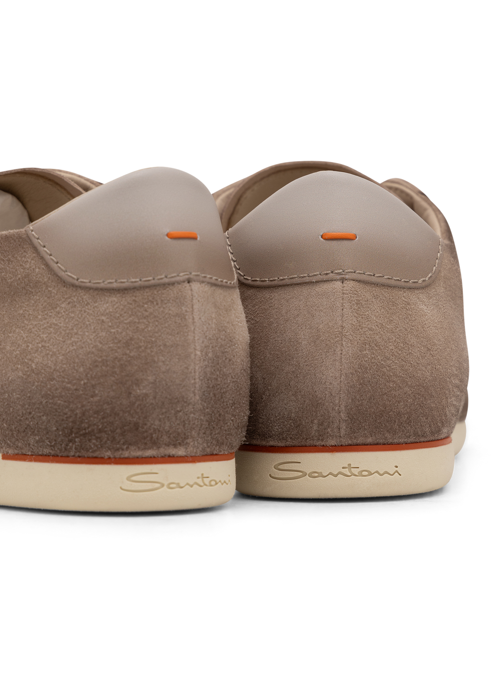 Sneakers van leer | TAUPE