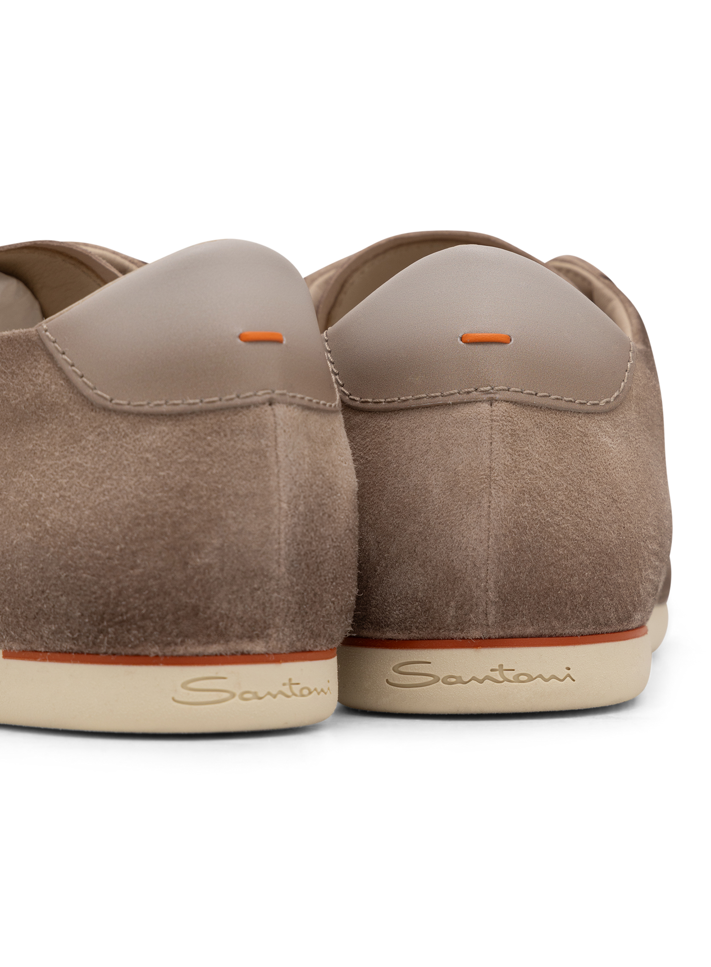 Sneakers van leer | TAUPE
