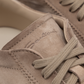 Sneakers van leer | TAUPE
