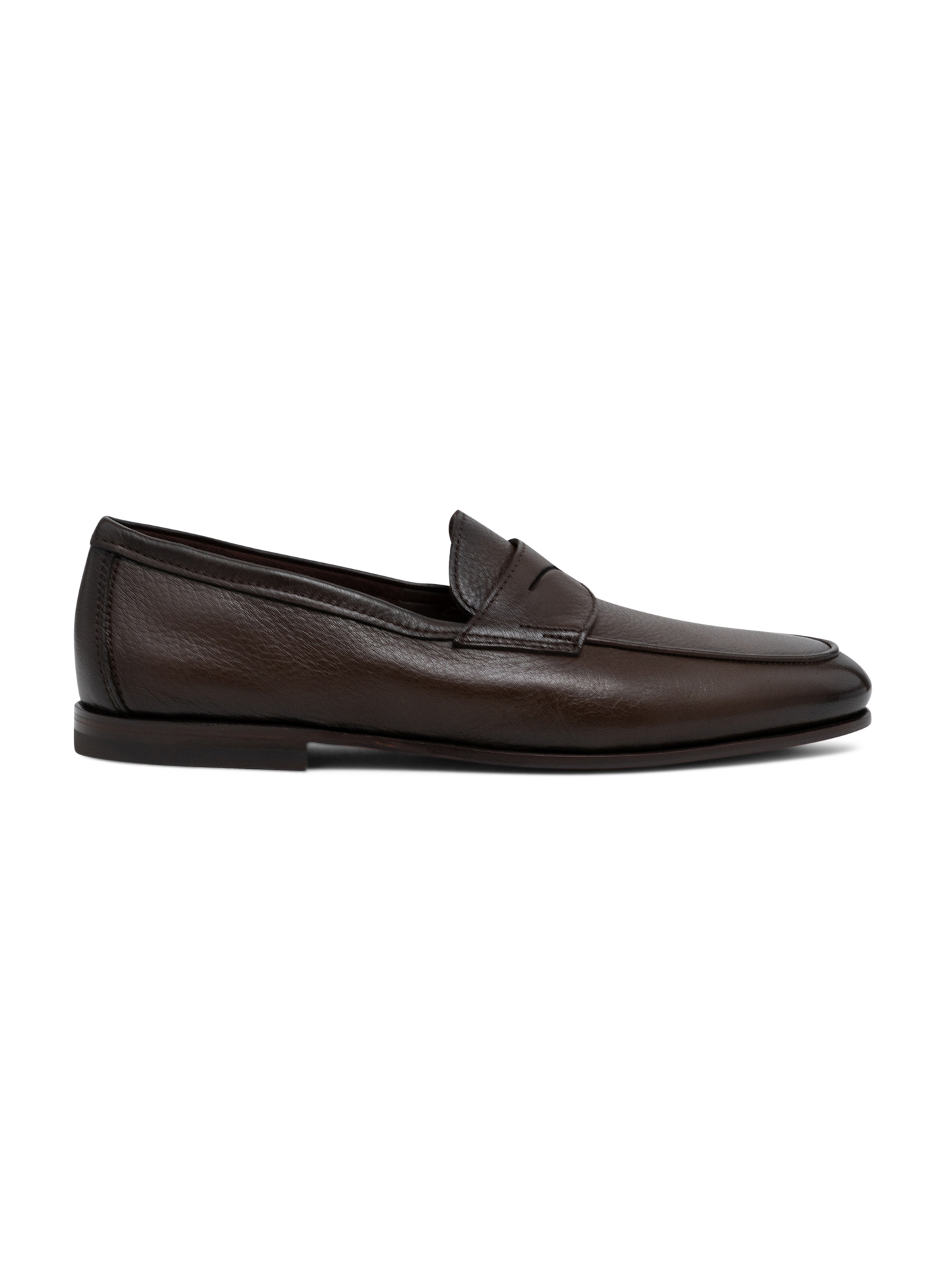 Leren penny loafers | D.Bruin