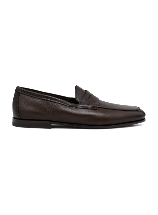 Leren penny loafers | D.Bruin