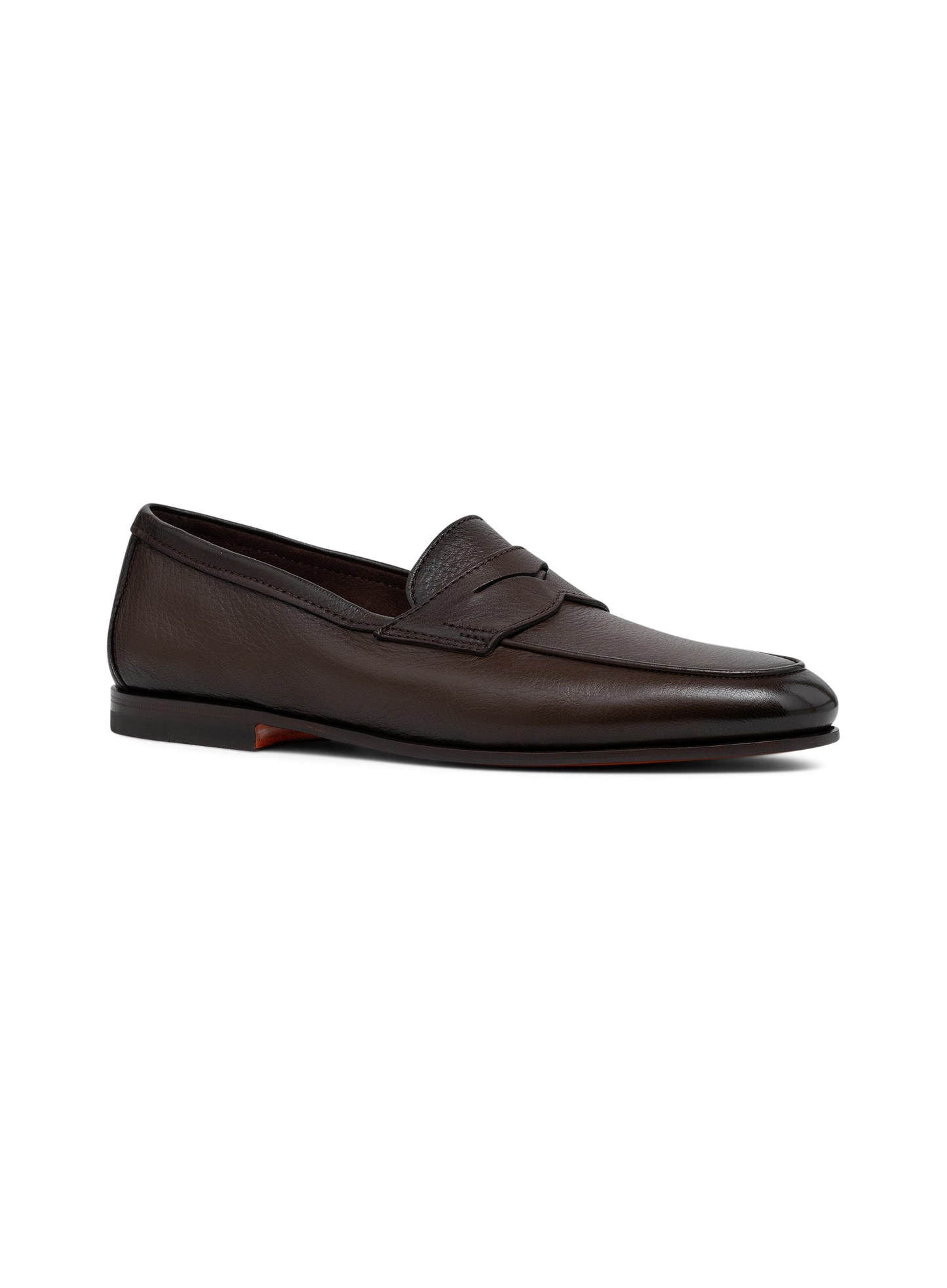 Leren penny loafers | D.Bruin