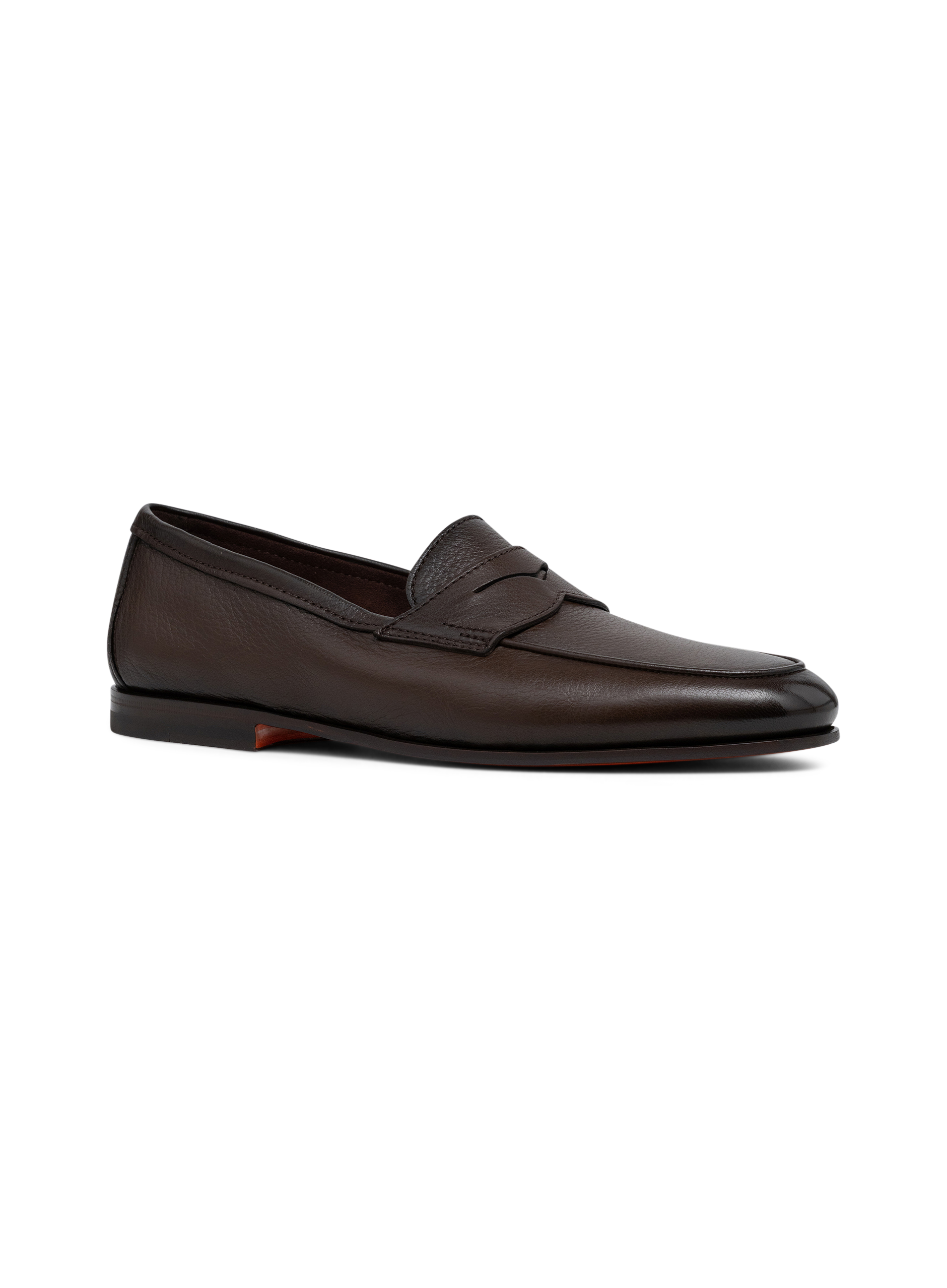 Leren penny loafers | D.Bruin