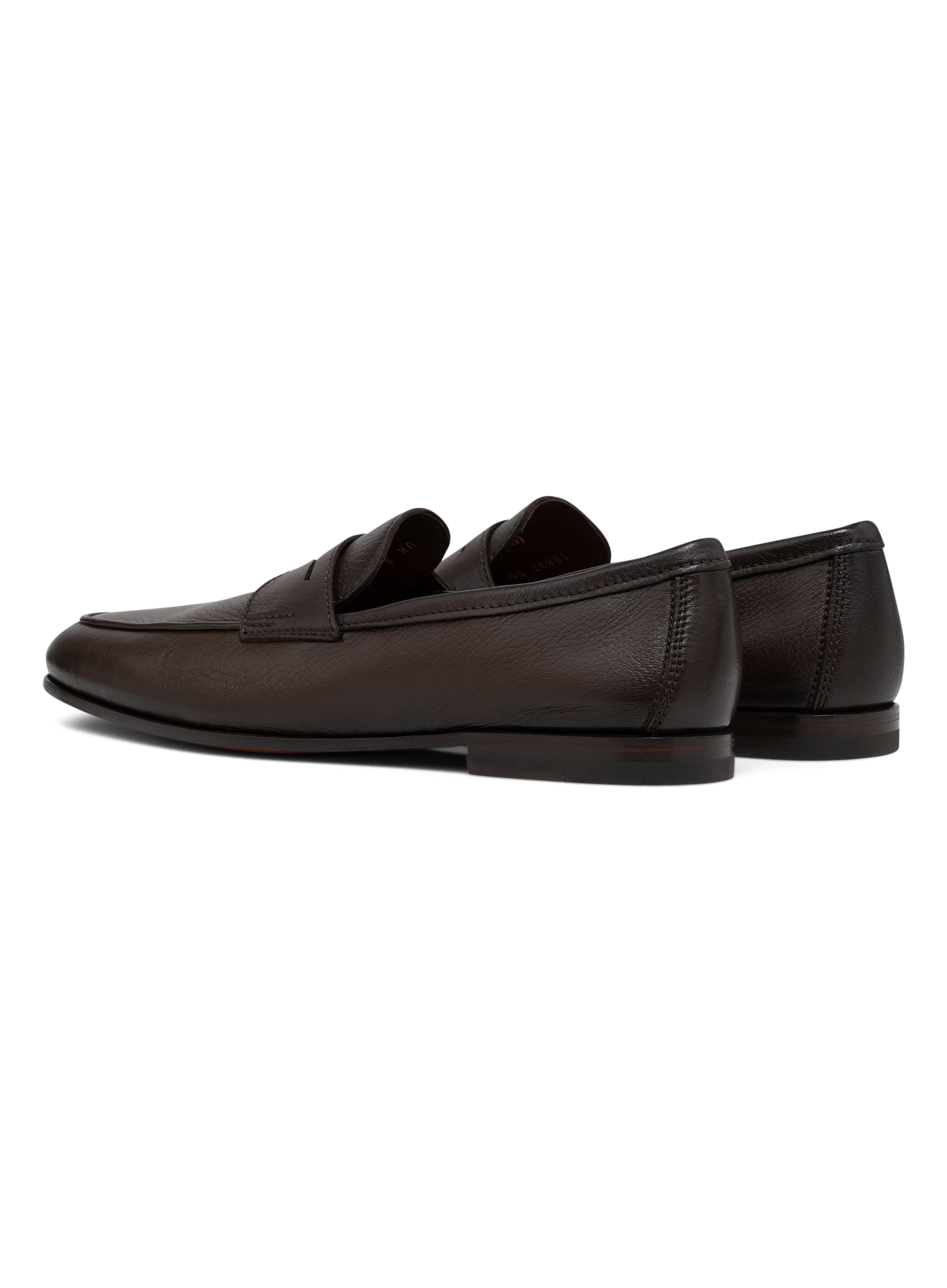 Leren penny loafers | D.Bruin