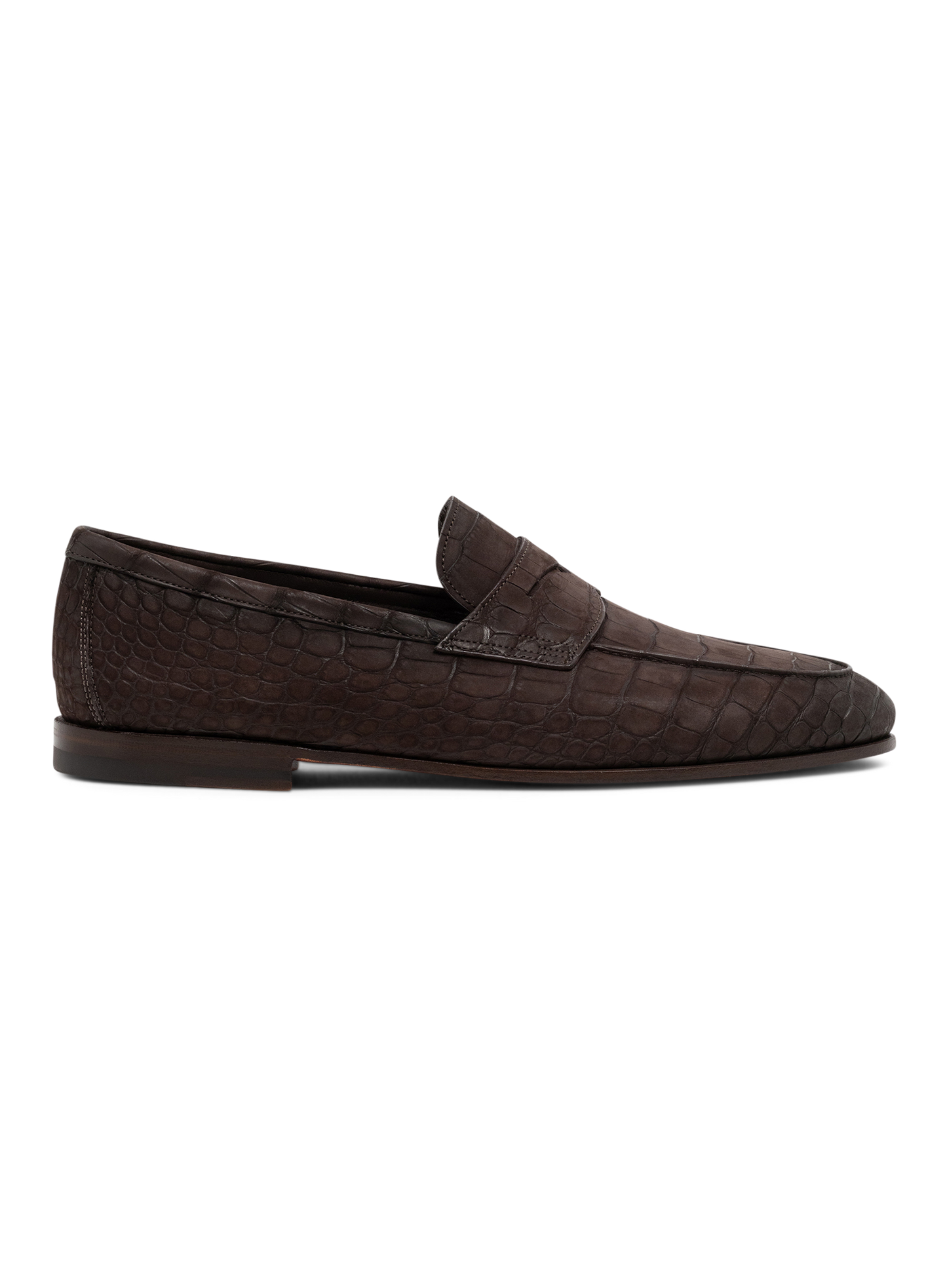 Penny loafers van krokodillenleer | D.Bruin
