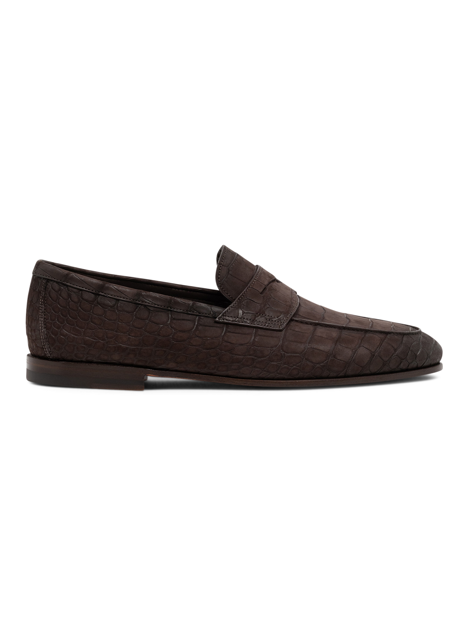 Penny loafers van krokodillenleer | D.Bruin
