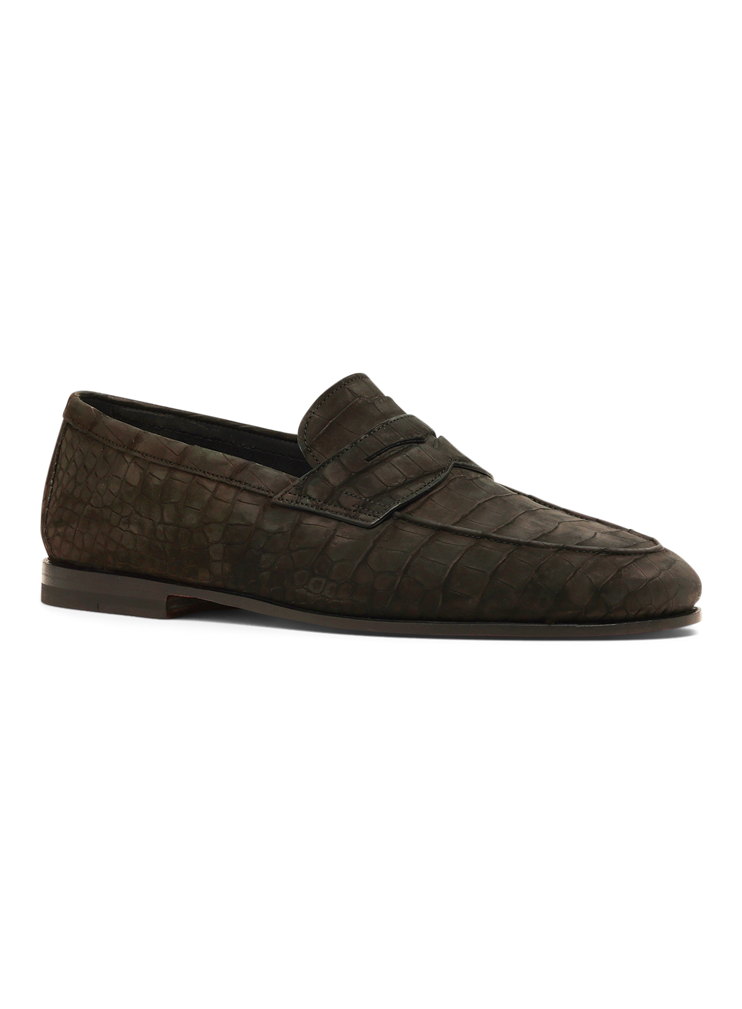 Penny loafers van krokodillenleer | D.Bruin