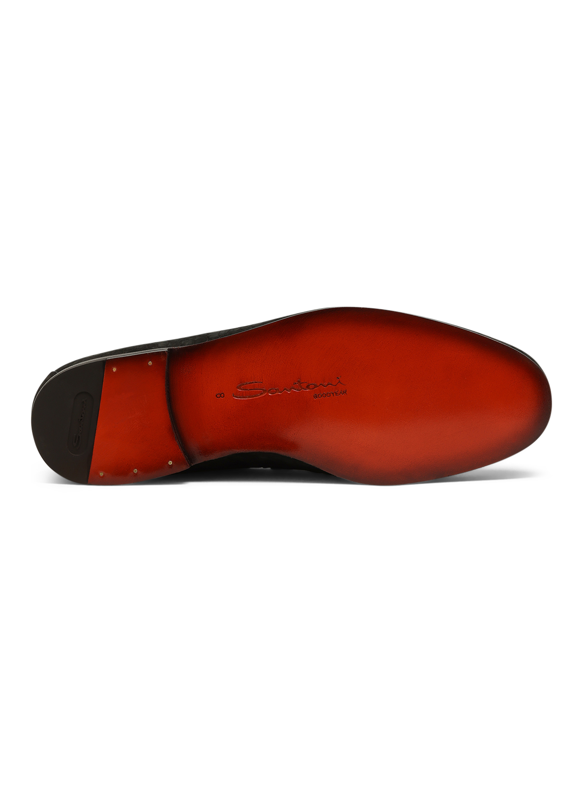 Penny loafers van krokodillenleer | Zwart