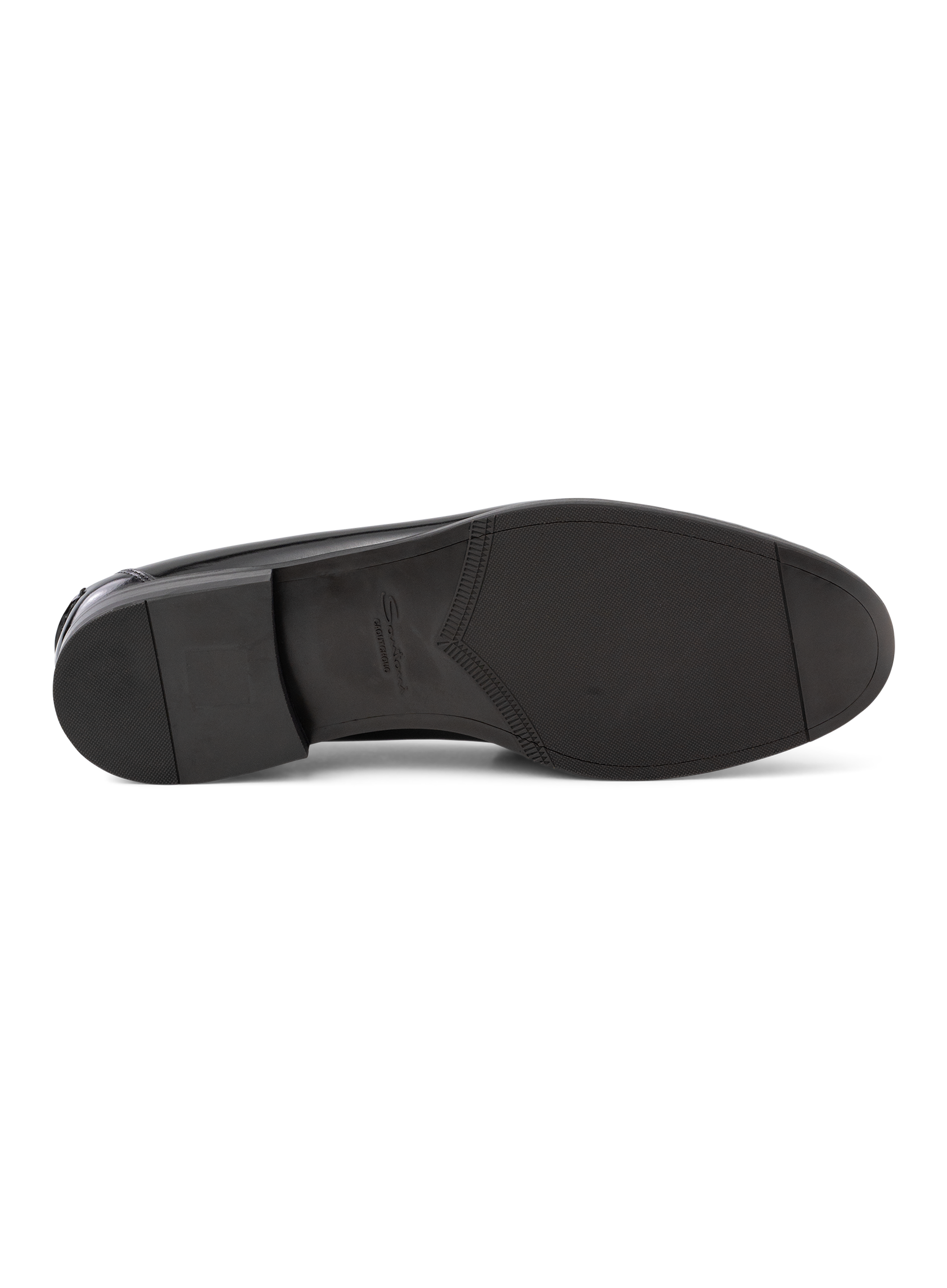 Leren penny loafers | Zwart