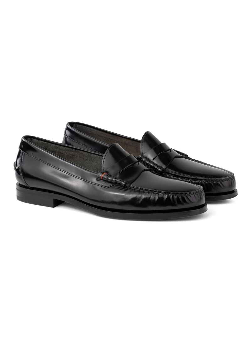 Pennyloafer aus Leder