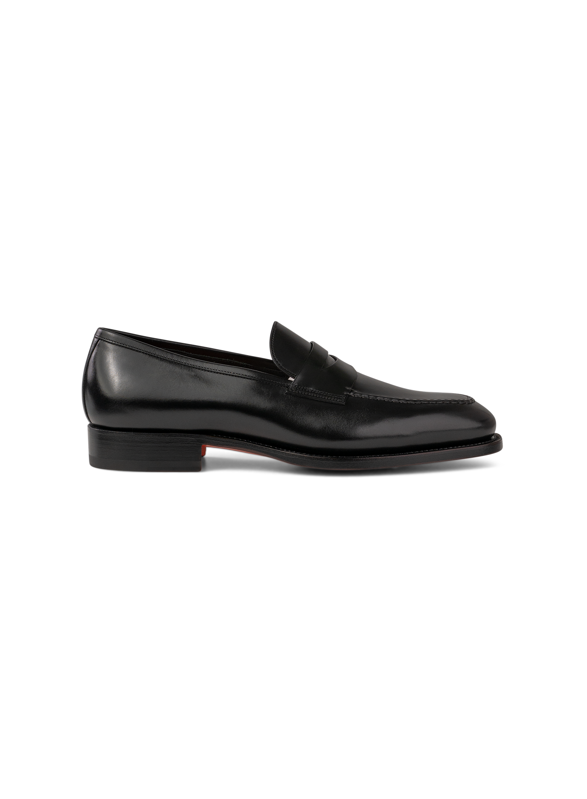 Penny loafers van leer | Zwart