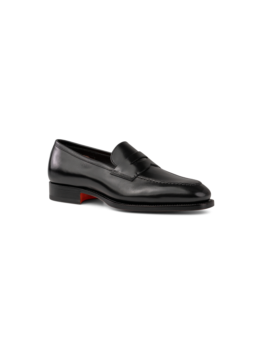 Penny loafers van leer | Zwart