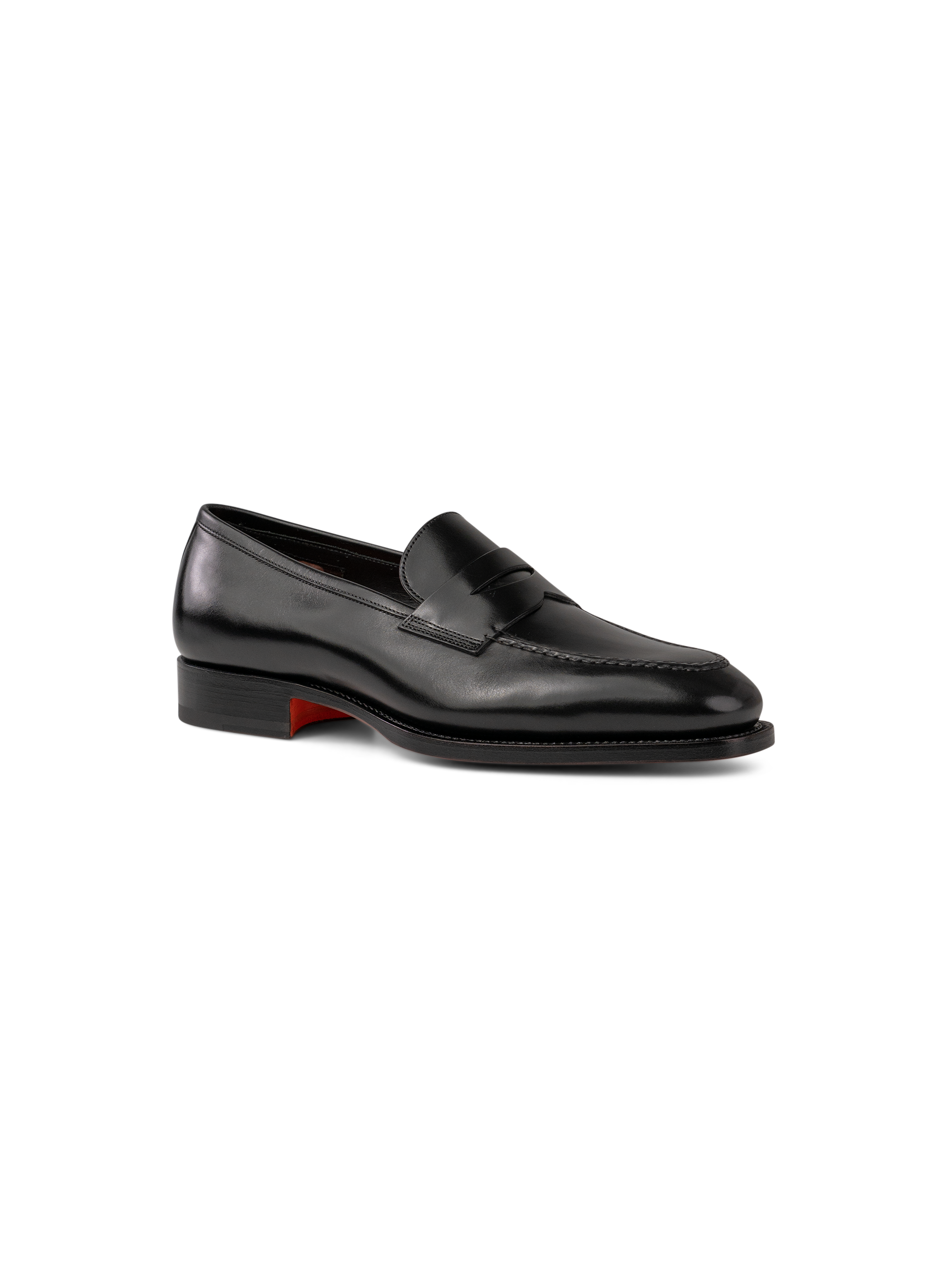 Penny loafers van leer | Zwart