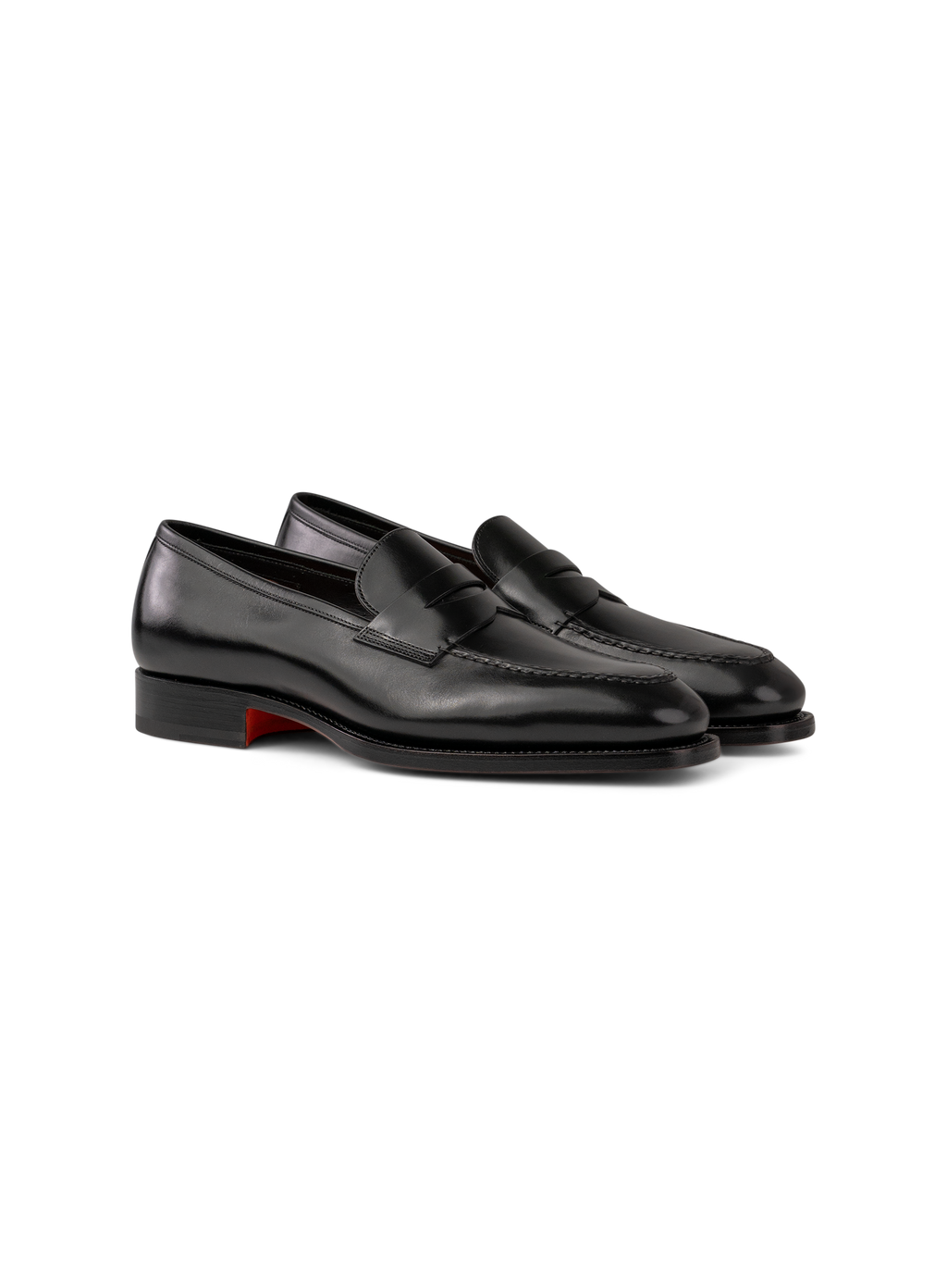 Penny loafers van leer | Zwart