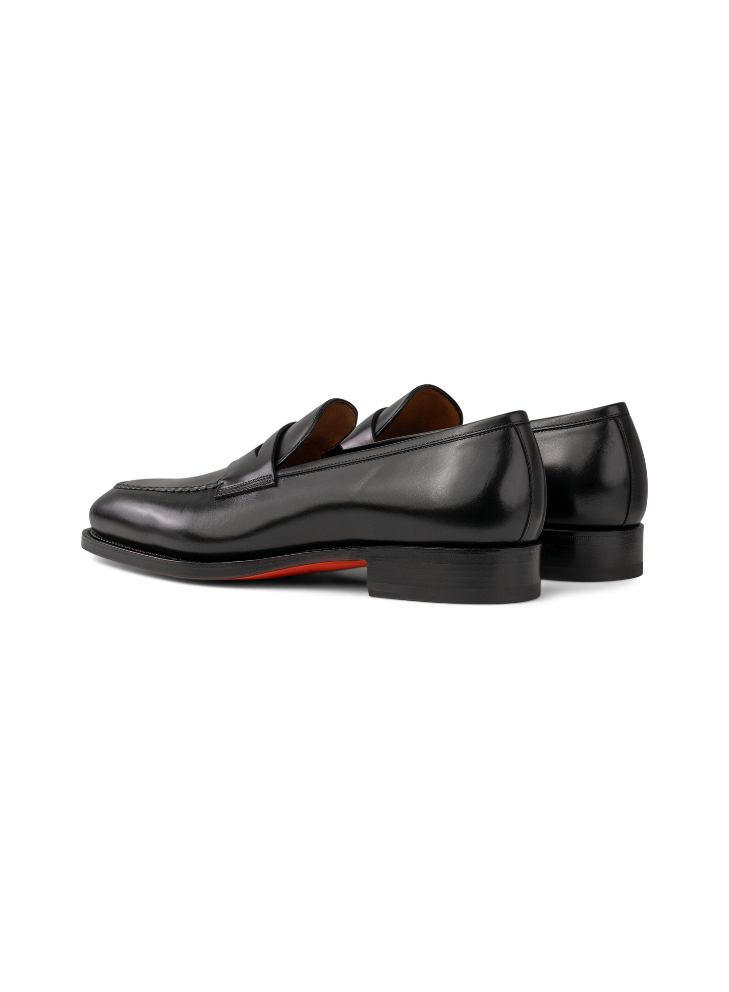 Penny loafers van leer | Zwart