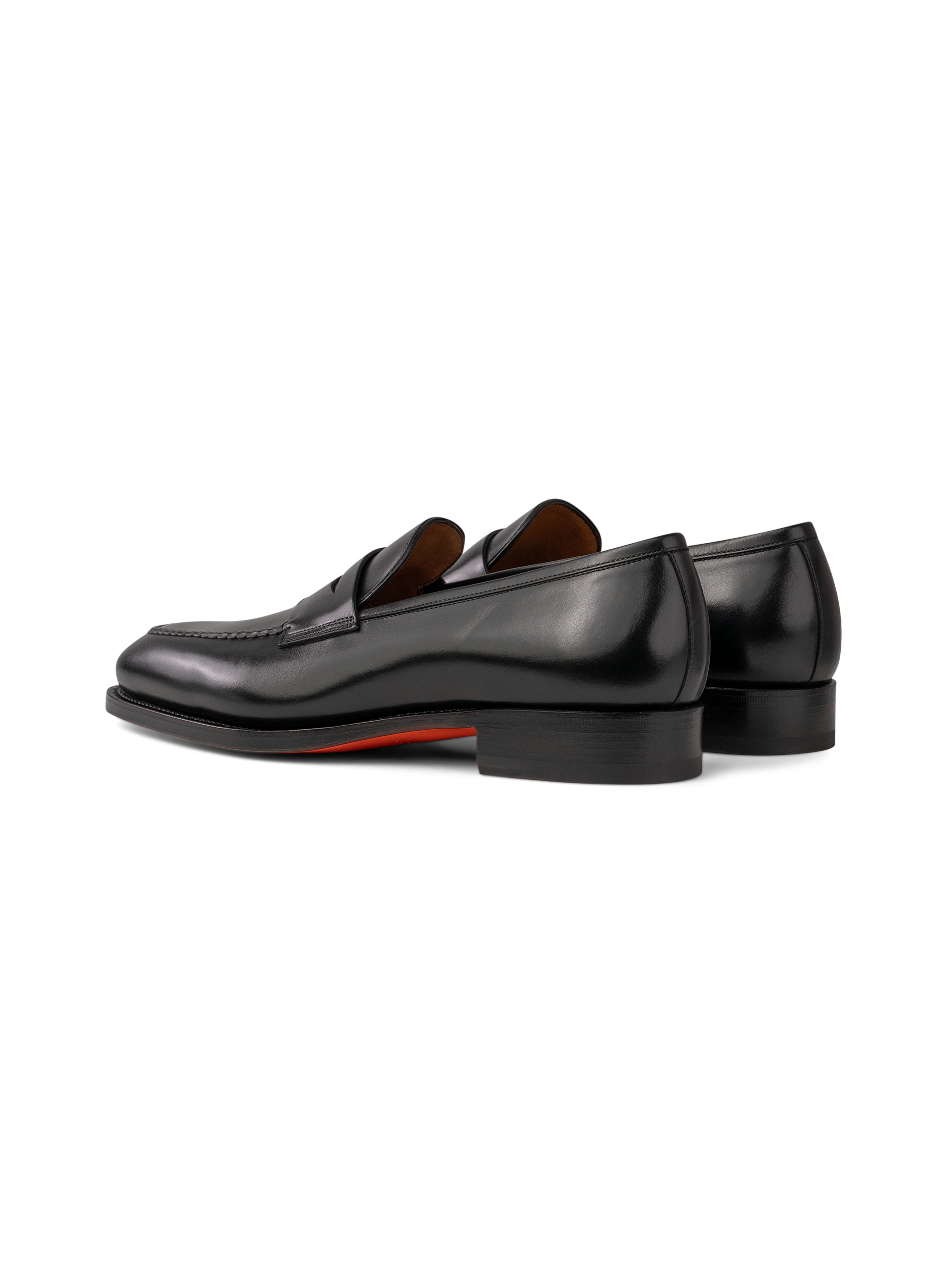 Penny loafers van leer | Zwart