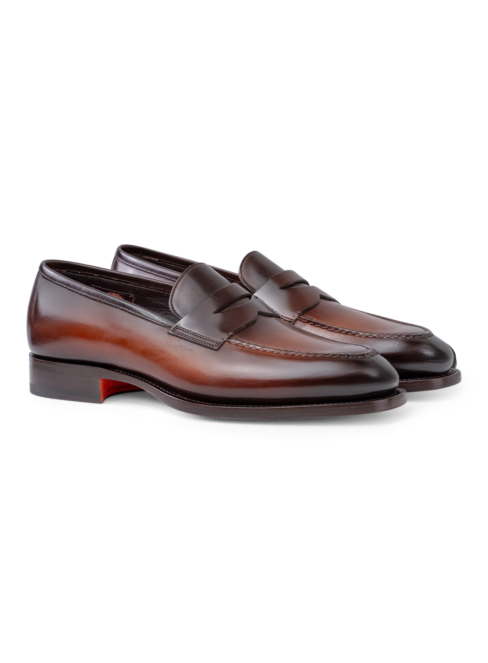 Penny loafers van leer | D.Bruin