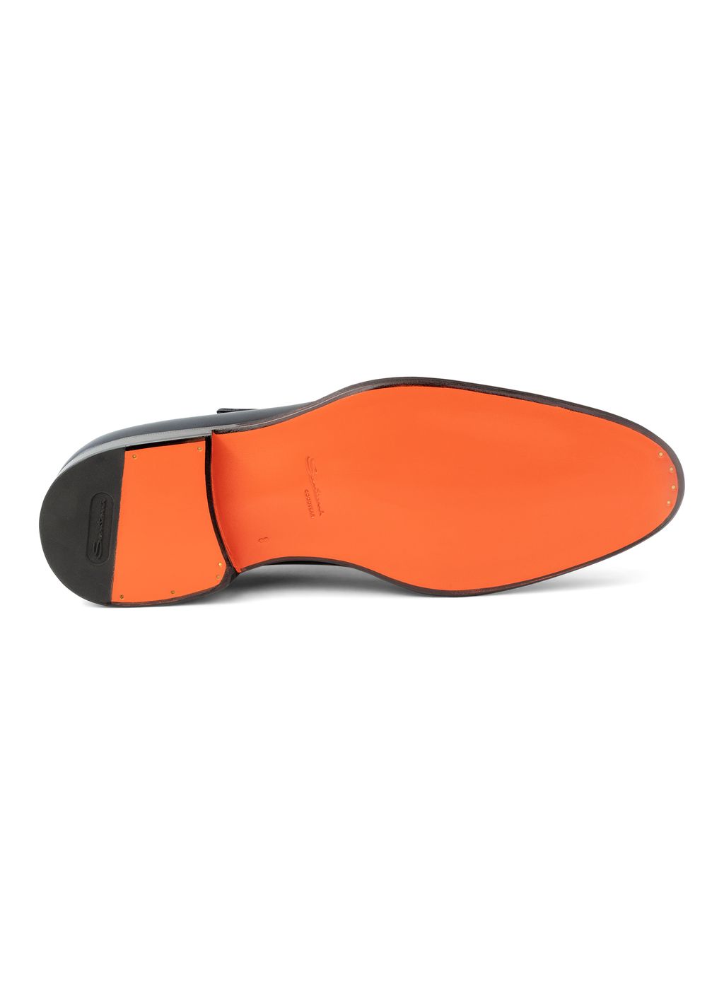 Dubbele gespschoenen van leer | Blauw