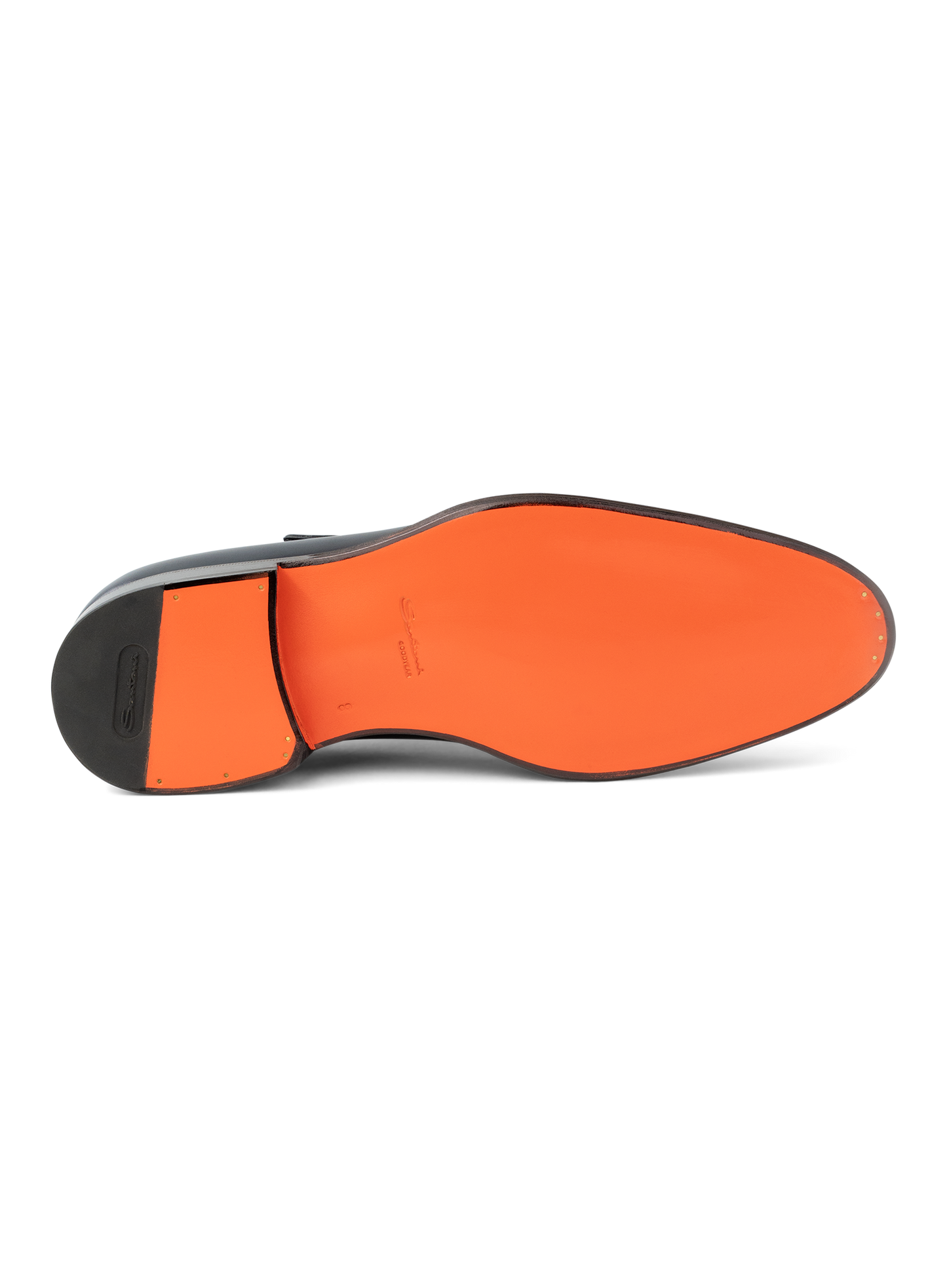 Dubbele gespschoenen van leer | Blauw