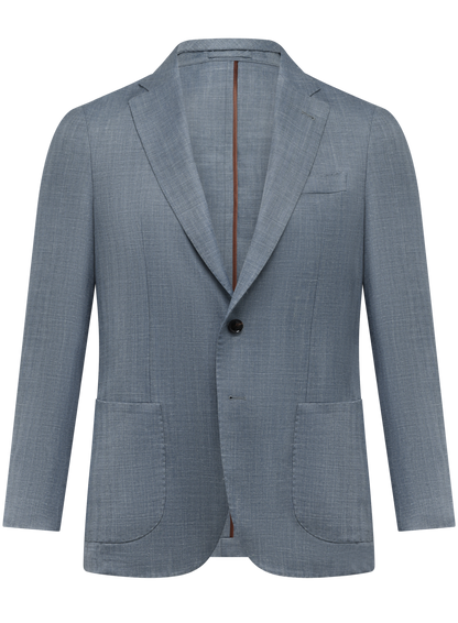 Jasje van scheerwol, zijde en linnen | L.Blauw