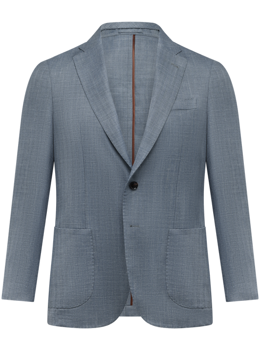 Jasje van scheerwol, zijde en linnen | L.Blauw