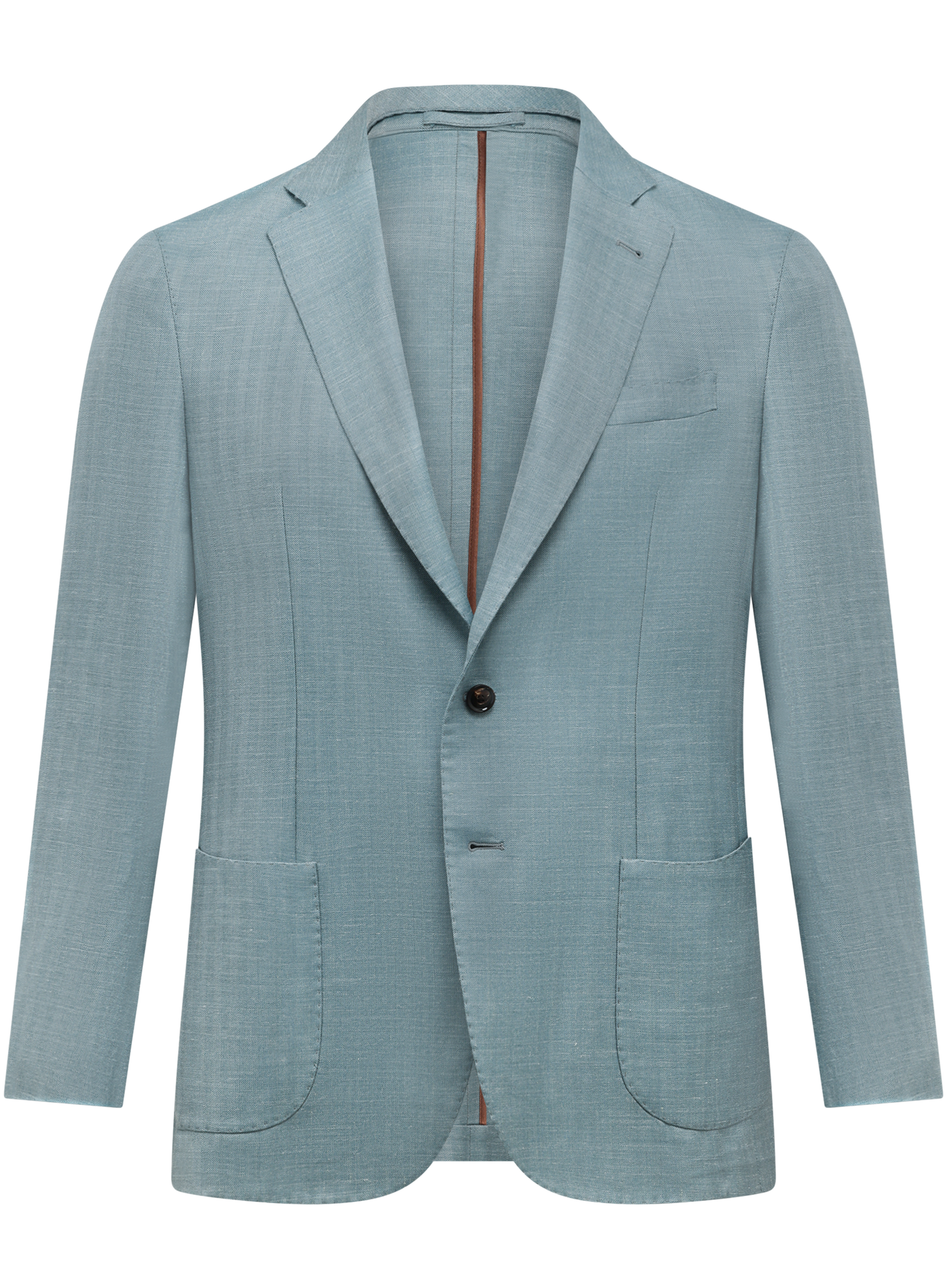 Jasje van scheerwol, zijde en linnen | Turqoise