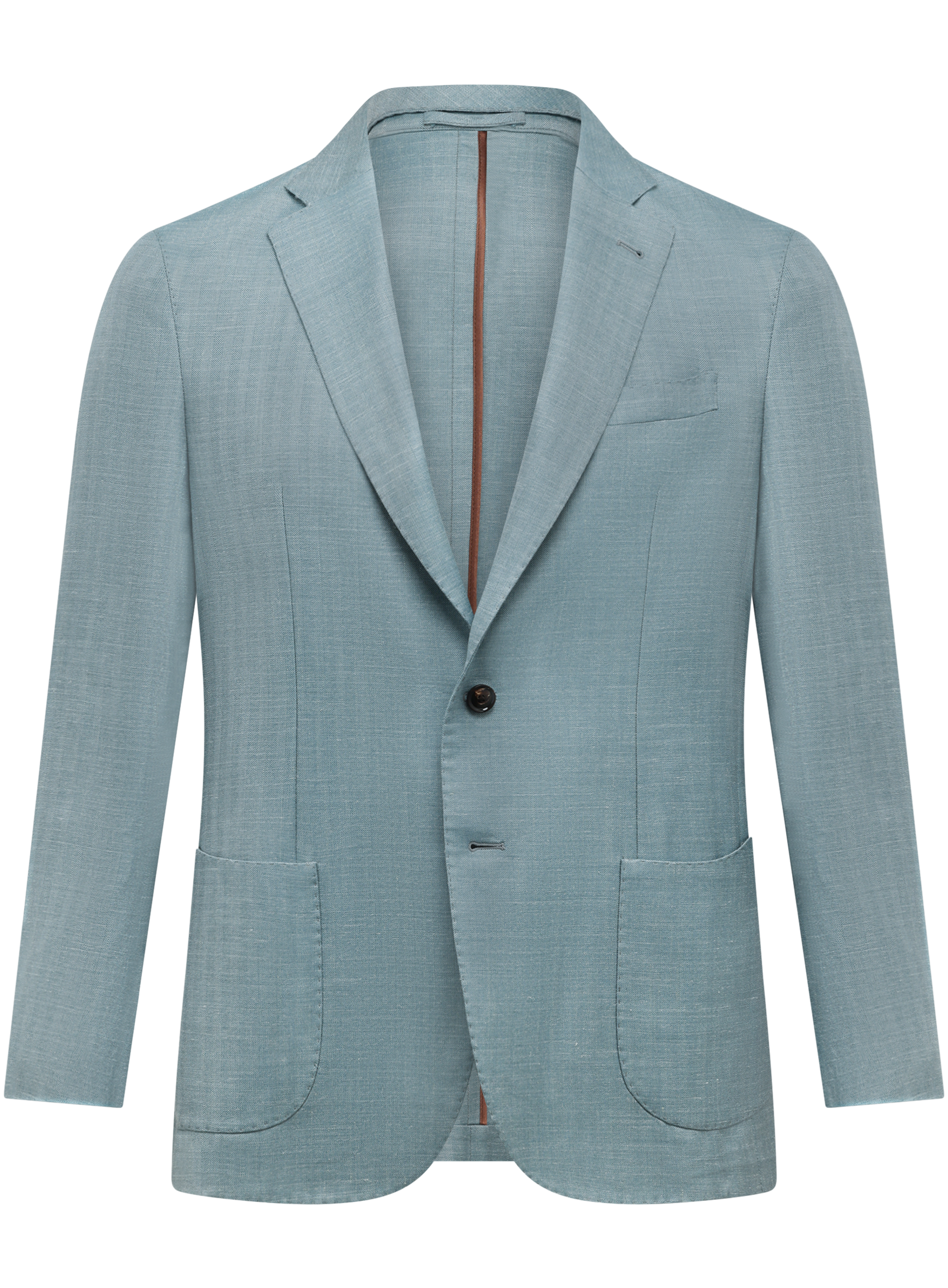 Jasje van scheerwol, zijde en linnen | Turqoise