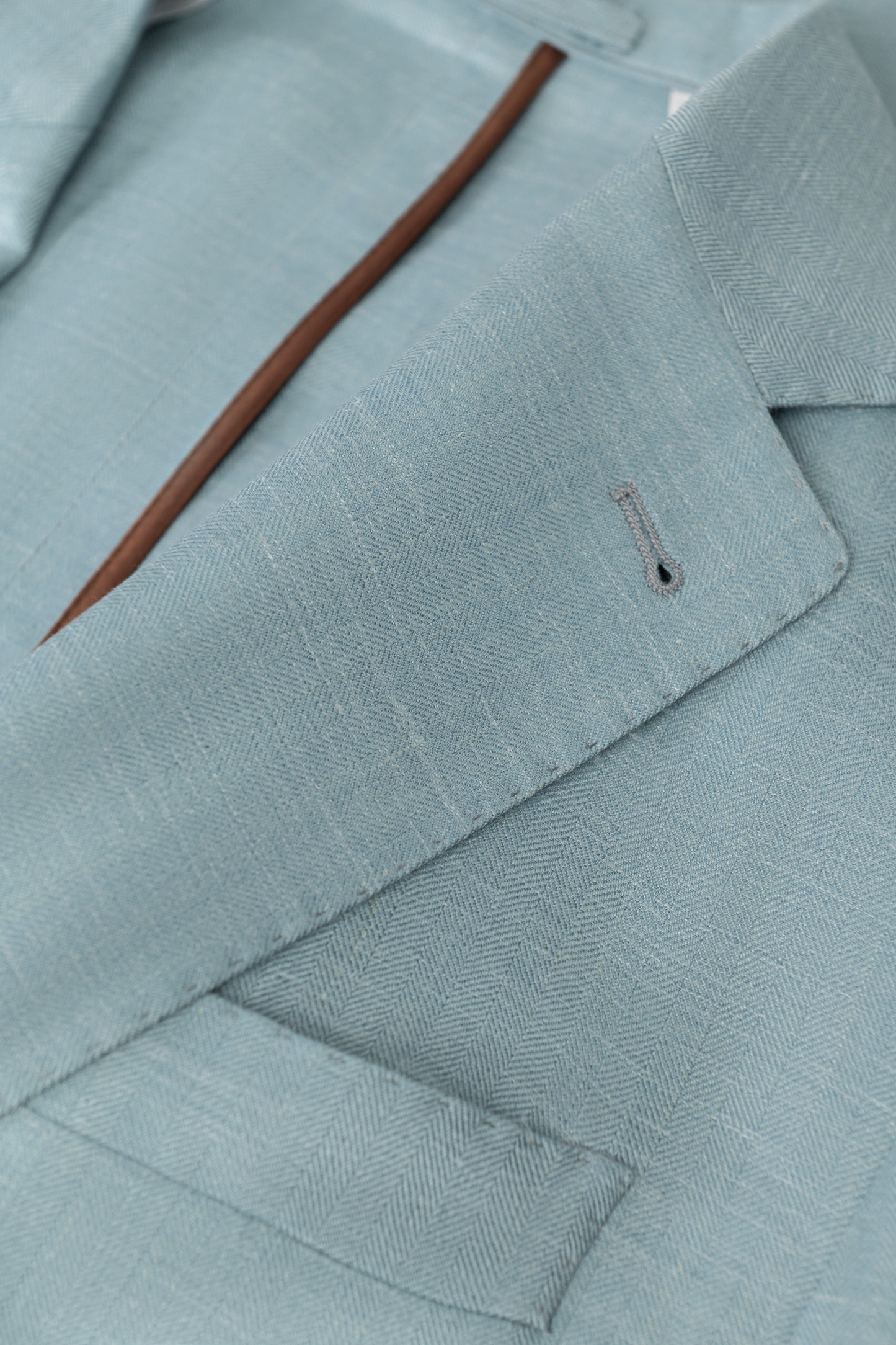 Jasje van scheerwol, zijde en linnen | Turqoise