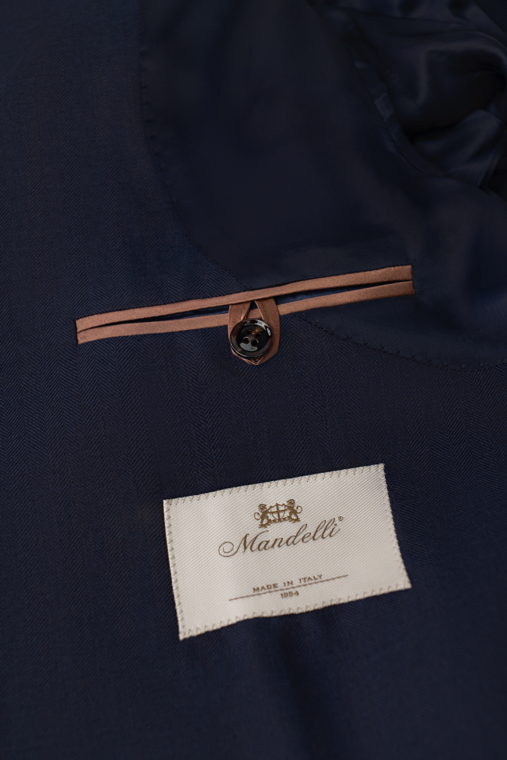 Jasje van scheerwol, zijde en linnen | FULL_WIDTH | BLUE NAVY